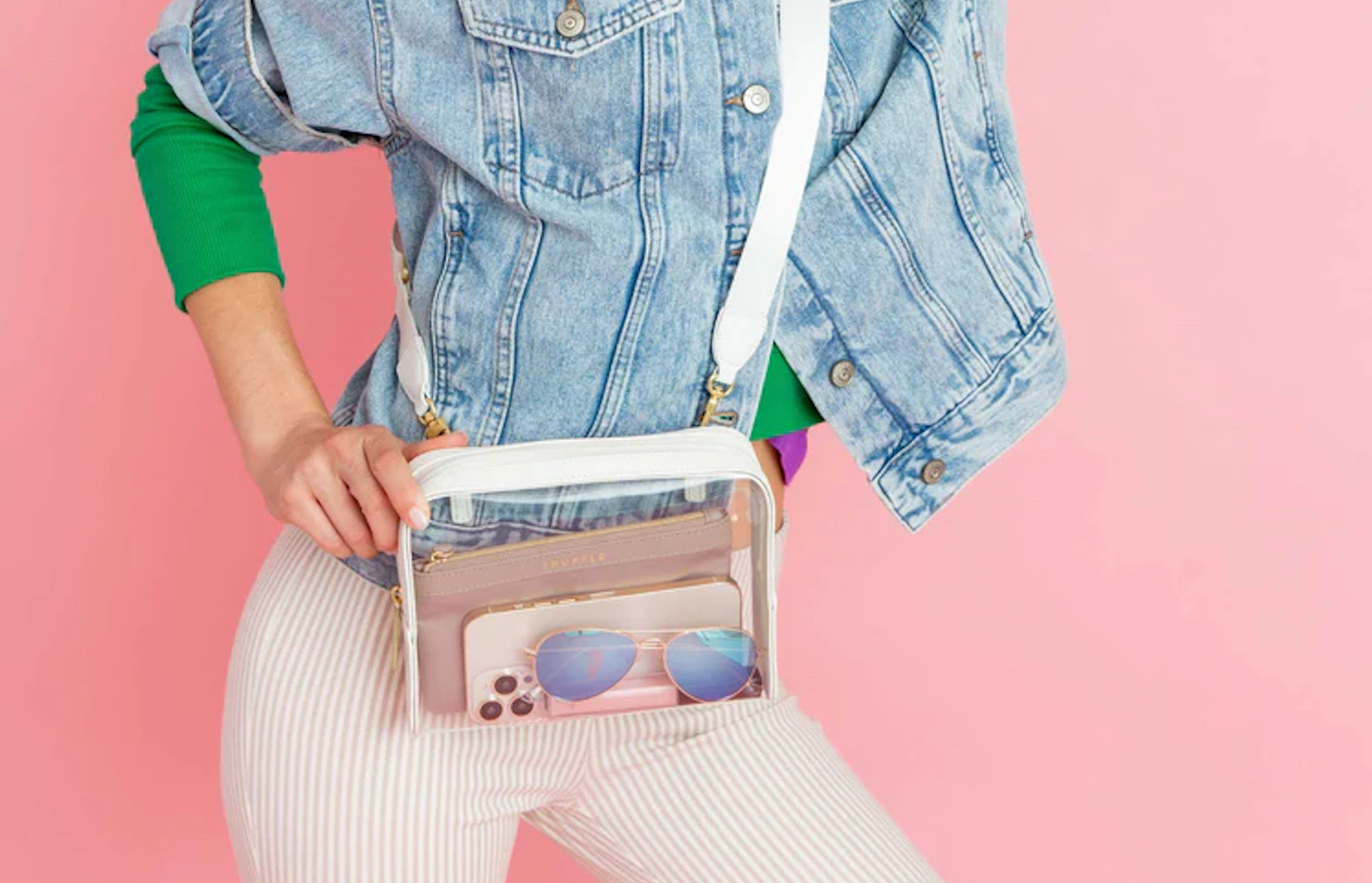 Cute clear bags for football games sales