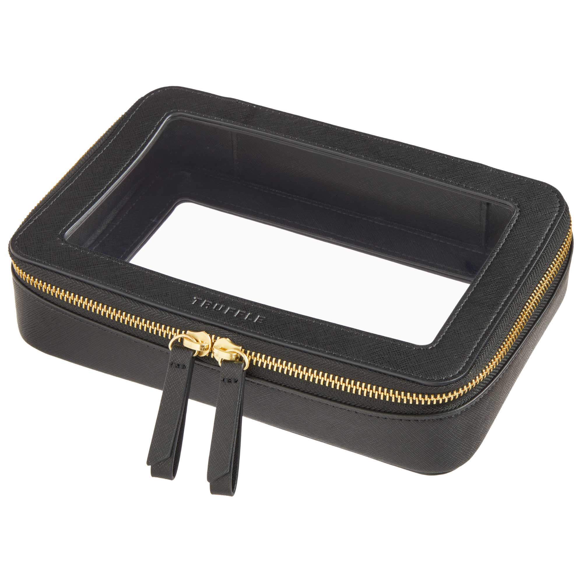 clear makeup bag for travel Large Clear Case for Toiletries by Truffle - Makeup Bag for Travel
