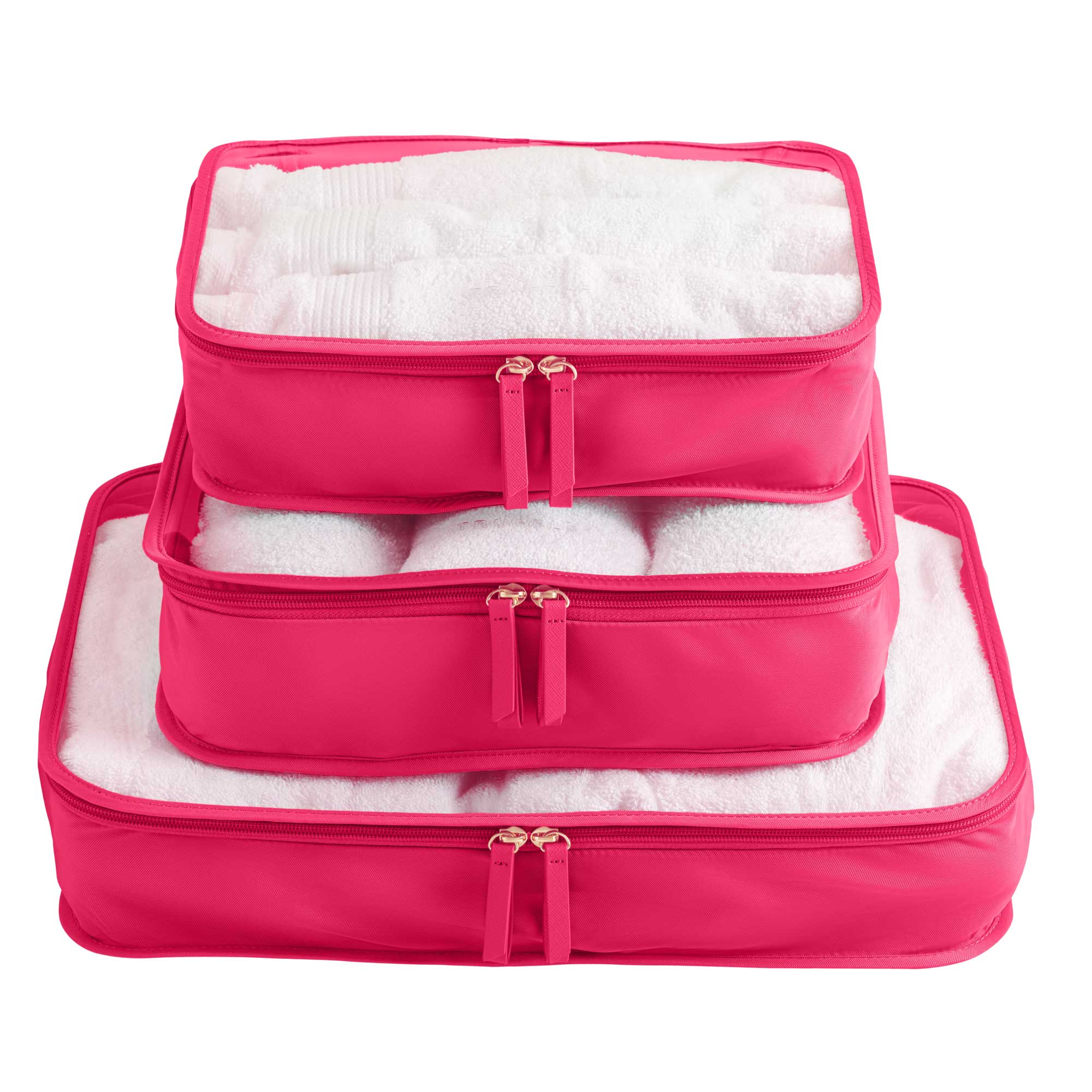 Clear travel packing cubes on sale