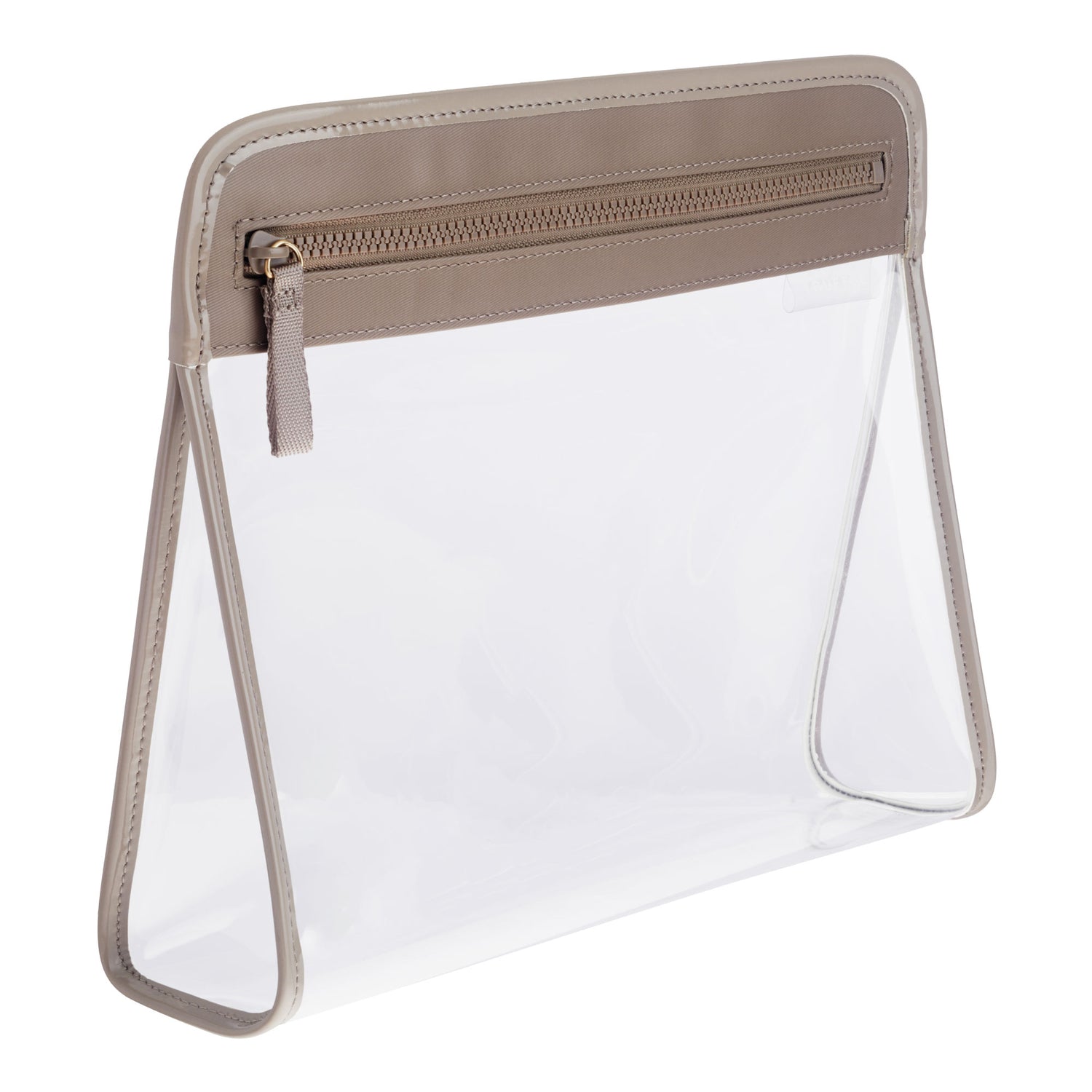 Clarity Pouch Large Large Clear Travel Pouch Truffle