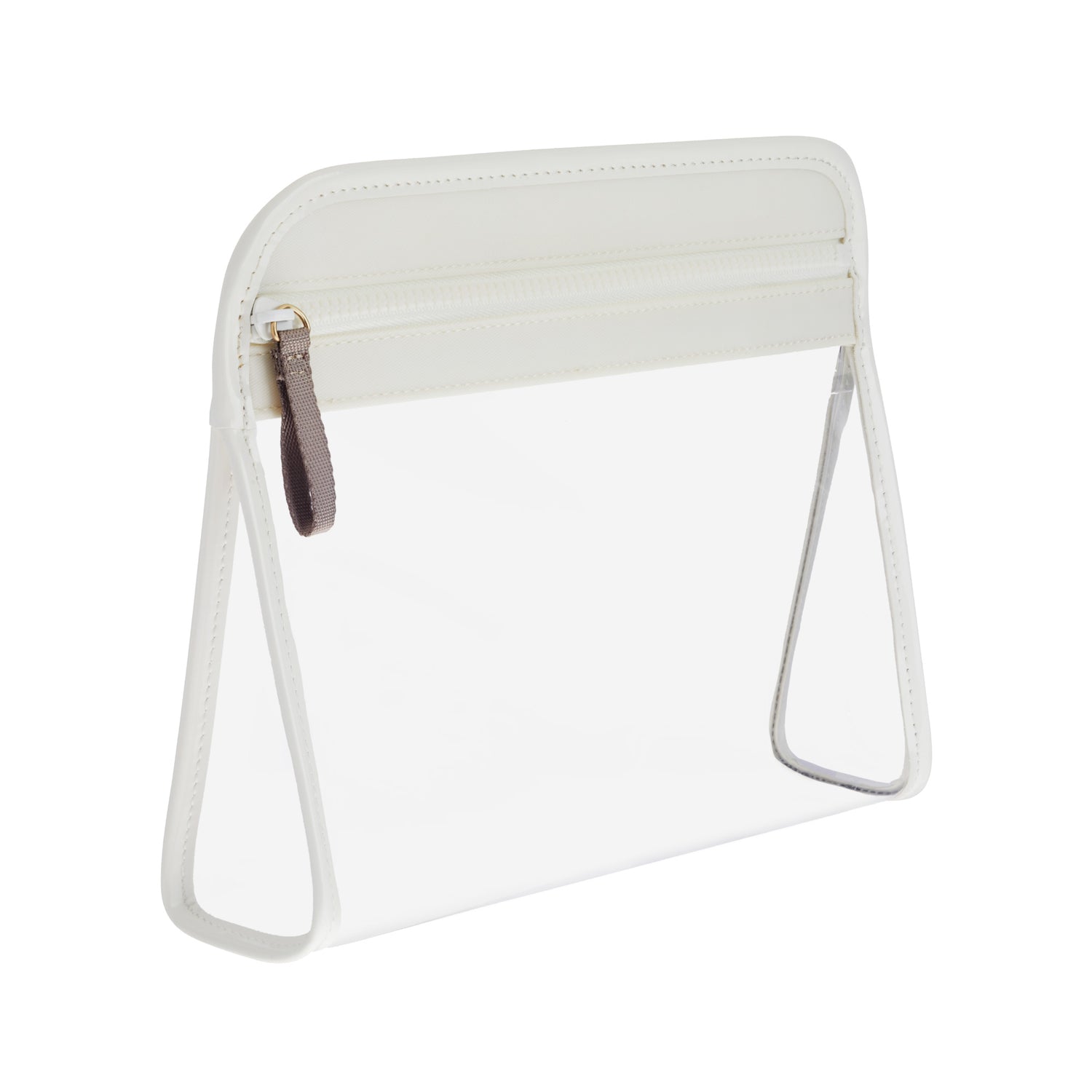 Clarity Pouch Medium - Clear Pouch Bag With Zipper | Truffle