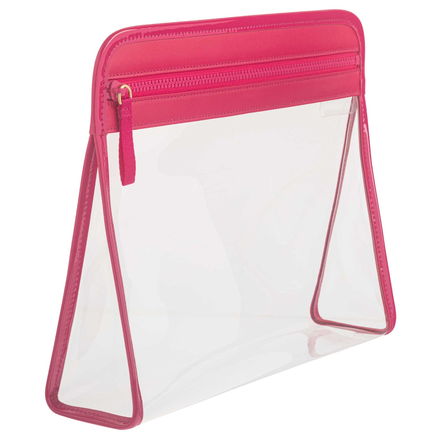 Clarity Pouch Large - Large Clear Travel Pouch | Truffle